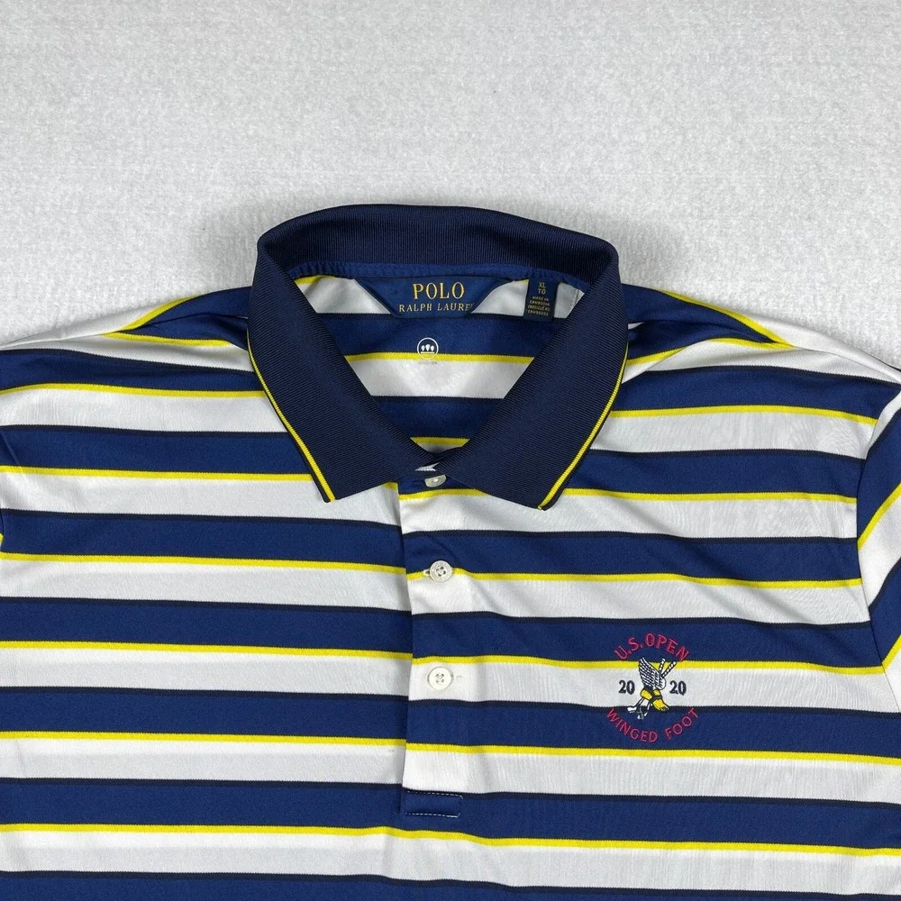 Polo Ralph Lauren Shirt‎ Mens XL US Open Winged Foot Golfer USGA Vacation Travel